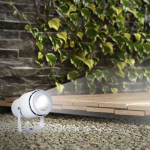 LED градинска лампа 12W 3000К VT-857 V-TAC бяла | AVStore
