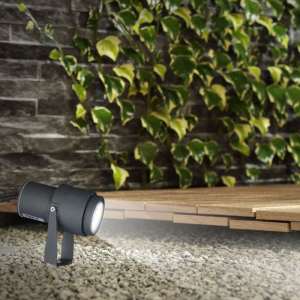 LED градинска лампа 12W 3000К VT-857 V-TAC сива | AVStore