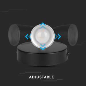 LED стенна лампа 4.5W 4000K VT-805 V-TAC черна | AVStore