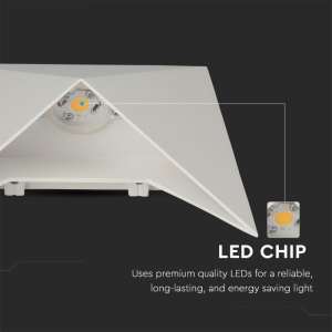 LED стенна лампа 5W 3000К VT-825 V-TAC бяла | AVStore