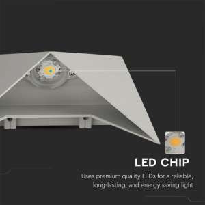 LED стенна лампа 5W 4000К VT-825 V-TAC сива | AVStore