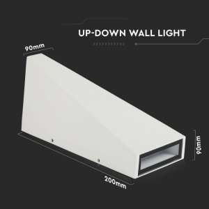 LED стенна лампа 4W 3000K VT-826 V-TAC бяла | AVStore