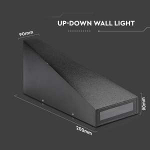 LED стенна лампа 4W 3000K VT-826 V-TAC черна | AVStore
