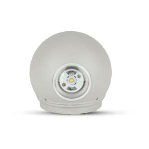LED стенна лампа 4W 4000К VT-836 V-TAC сива | AVStore