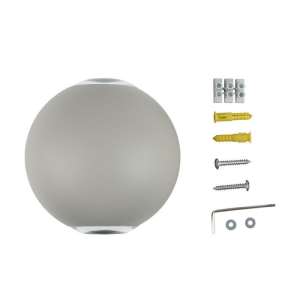 LED стенна лампа 4W 4000К VT-836 V-TAC сива | AVStore