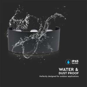 LED стенна лампа 5W 3000К VT-846 V-TAC черна | AVStore