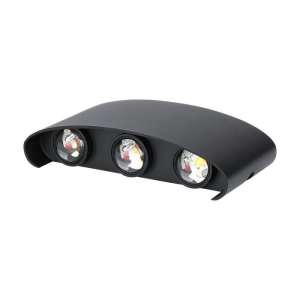 LED стенна лампа 5W 3000К VT-846 V-TAC черна | AVStore