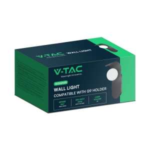 Стенно осветително тяло G9 VT-10113 V-TAC черно | AVStore