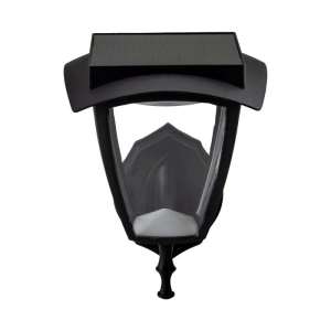 LED соларна стенна лампа 2W 3000+6000K VT-982 V-TAC черна | AVStore