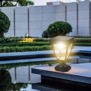 LED соларна лампа 2W 3000+6000K VT-983 V-TAC черна | Rotozoom