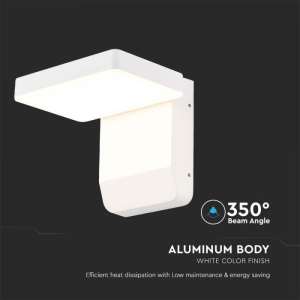 LED стенна лампа 17W 3000K VT-11020 V-TAC бяла | AVStore