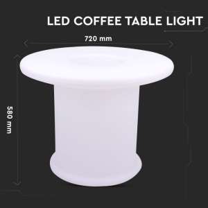 LED лампа/масичка 6W RGB VT-7812 V-TAC 72×56см | Rotozoom