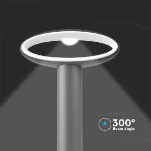 LED градинска лампа 9W 4000К VT-909 V-TAC сива | AVStore