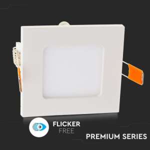LED панел 3W 6400K V-TAC VT-307 8×8см | Rotozoom