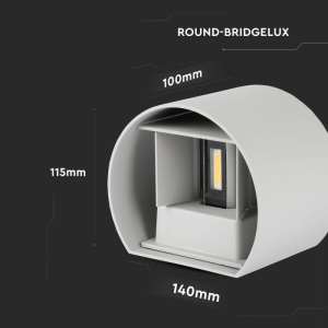 LED стенна лампа 6W 3000K VT-756 V-TAC сива | Rotozoom