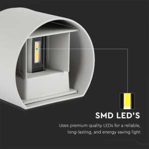 LED стенна лампа 6W 3000K VT-756 V-TAC сива | Rotozoom