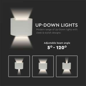 LED стенна лампа 6W 3000K VT-756 V-TAC сива | Rotozoom