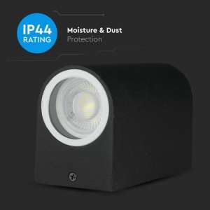 LED стенно осветително тяло 2xGU10 VT-7652 V-TAC черно | Rotozoom