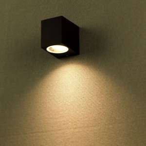 LED стенно осветително тяло GU10 VT-7651 V-TAC черно | AVStore