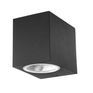 LED стенно осветително тяло GU10 VT-7651 V-TAC черно | AVStore