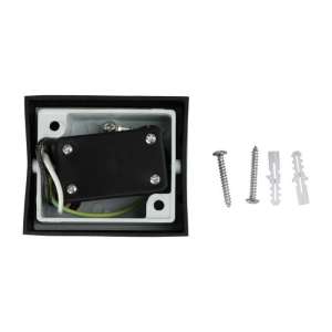 LED стенно осветително тяло GU10 VT-7651 V-TAC черно | AVStore