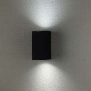 LED стенно осветително тяло 2xGU10 VT-7652 V-TAC черно | Rotozoom