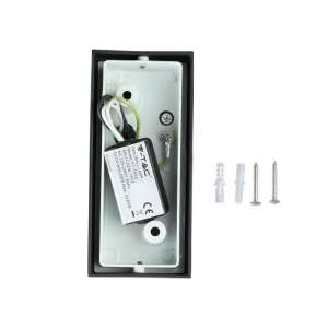 LED стенно осветително тяло 2xGU10 VT-7652 V-TAC черно | Rotozoom