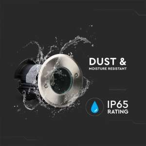 LED подземно осветително тяло GU10 VT-7677 V-TAC металическо кръг | AVStore