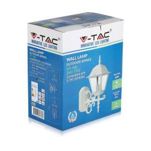 Стенно осветително тяло E27 VT-761 V-TAC бяло матово | AVStore