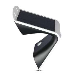 LED соларна стенна лампа 3W 4000K+3000K VT-768 V-TAC бяла | AVStore