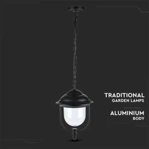 Градински пендел E27 VT-850 V-TAC черен | Rotozoom