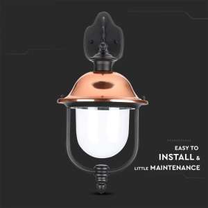 Стенно осветително тяло E27 VT-852 V-TAC черен | Rotozoom