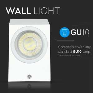 Стенно осветително тяло GU10 VT-7652 V-TAC бялo двустранно | AVStore