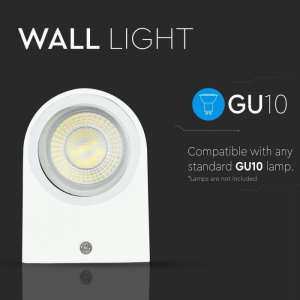 Стенно осветително тяло GU10 VT-7652 V-TAC бялo двустранно | Rotozoom