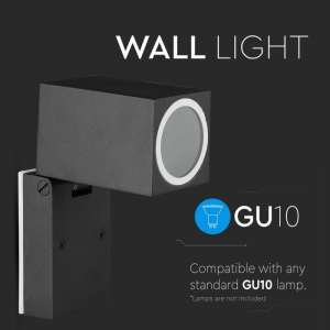 Стенно осветително тяло GU10 VT-7611 V-TAC сива | Rotozoom