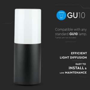 Стенно осветително тяло GU10 VT-7616 V-TAC черно | Rotozoom