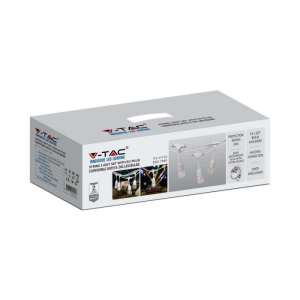 LED редица щепсели за лампи E27 VT-713 V-TAC бяла | AVStore