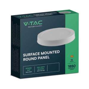 LED панел 18W 6500K V-TAC VT-60018 22см | AVStore