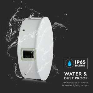 LED стенна лампа 4W 4000K VT-706 V-TAC бяла кръгла | Rotozoom