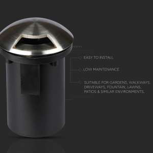 LED подземно осветително тяло MR16 VT-7678 V-TAC металическа | Rotozoom