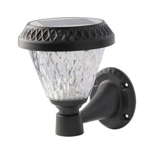 LED соларна стенна лампа 0.8W 3IN1 VT-969 V-TAC черна/дистанционно управление | AVStore