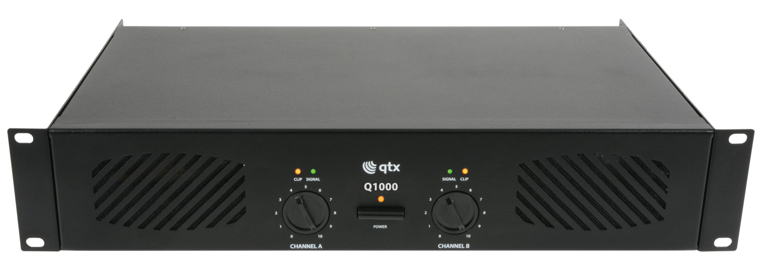 172055UK_CO3 Професионален стерео усилвател QTX Q1000 1000W | AVStore
