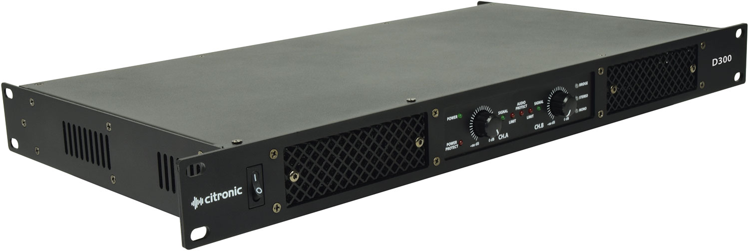 172103UK_CO3 Професионален усилвател Citronic D300 300W | AVStore