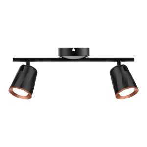 LED двойна лампа 12W 4000K VT-812 V-TAC черна | AVStore