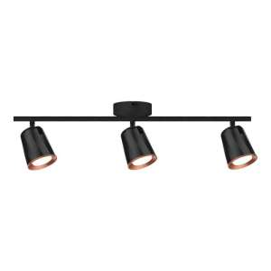 LED тройна лампа 18W 4000K VT-818 V-TAC черна | AVStore