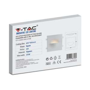 Стенно осветително тяло G9 VT-11005 V-TAC бяло | AVStore