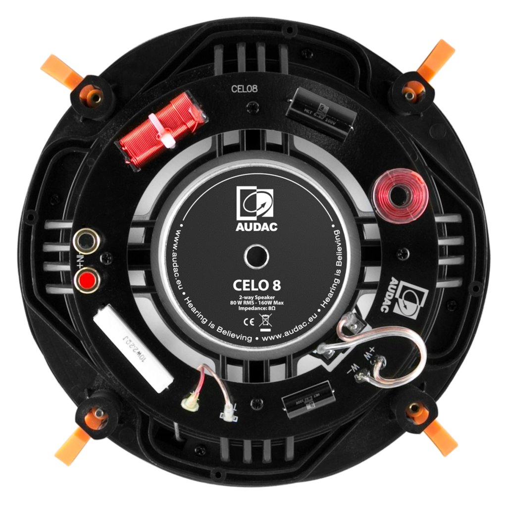 CELO8-back Таванен говорител CELO8 White version – 8Ω
Audac | Rotozoom