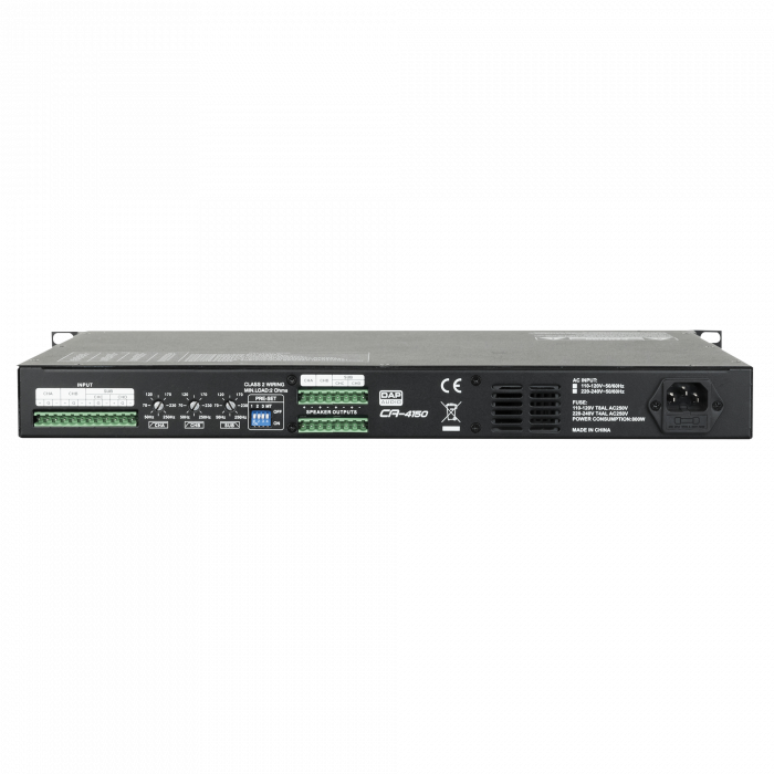 d4512_back_33 Професионален усилвател DAP CA-4150 600W | AVStore