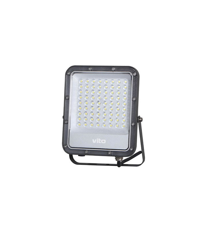 led-floodlight-rona-50w-5900lm-4000k-natural-white-ip65-grey-3022760-vito LED прожектор 50W 4000K VITO сив | AVStore