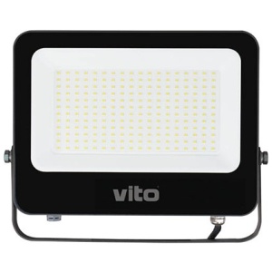 LED прожектор 200W 6000K VITO черен | AVStore